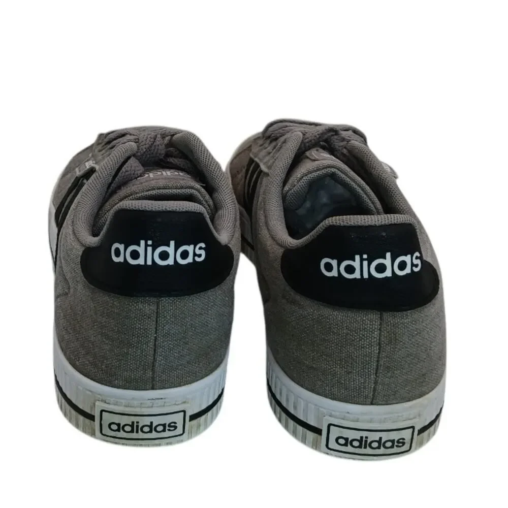 Adidas Daily 3.0 Men's Gray & Black Casual Dress Sneakers - Size: 8 1/2